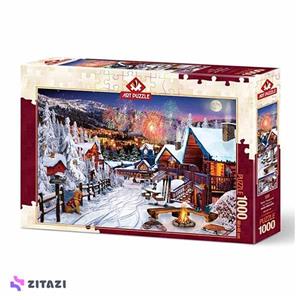 پازل 1000 تکه آرت پازل طرح Art Puzzle Winter Fun