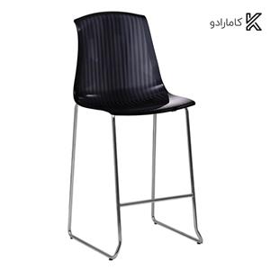 صندلی کانتر پلی کربنات آلگرا پایه فلزی نظری