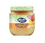 پوره میوه هلو و موز هروبیبی HERO BABY Fruit puree