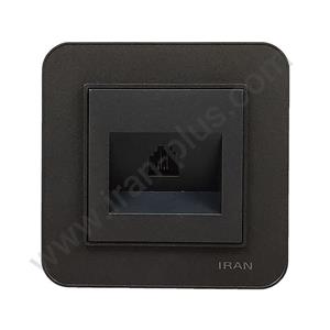 تلفن تک سوکت (2خط) مدل ارس زغال سنگی