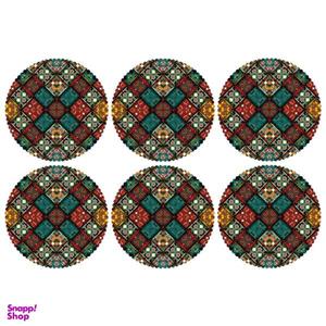 زیر بشقابی کد U2-42078 ست 6 عددی