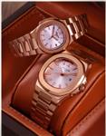 کد 2426  ساعت ست Patek philippe (اصلی) Couple Watch