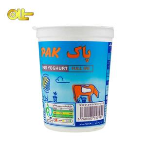 ماست پاستوریزه پرچرب پاک 450 گرمی