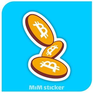 استیکر ارز دیجیتال