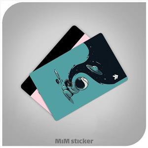 استیکر کارت بانکی فضانورد