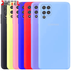 کاور سیلیکونی تک رنگ اورجینال Samsung Galaxy M32 مدل پاک کنی اصل (ساخت ویتنام)