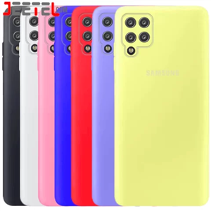 کاور سیلیکونی تک رنگ اورجینال Samsung Galaxy A22 4G مدل پاک کنی اصل (ساخت ویتنام)
