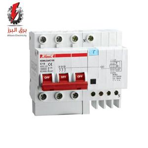 کلید محافظ جان ترکیبی الکترونیک 4 پل 63A هیمل
