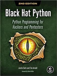 جلد سخت سیاه و سفید_کتاب Black Hat Python, 2nd Edition: Python Programming for Hackers and Pentesters
