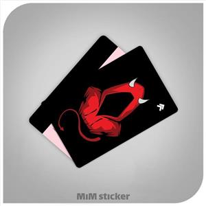 استیکر کارت بانکی ترسناک