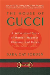 جلد سخت سیاه و سفید_کتاب The House of Gucci: A Sensational Story of Murder, Madness, Glamour, and Greed 