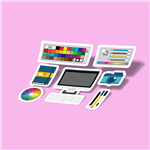 استیکر Graphic Design Essentials 