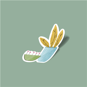 استیکر Minimal plants