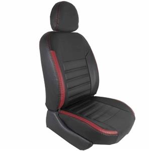 روکش صندلی ساندرو چرم مصنوعی طرح فراری جلوه مدل zone