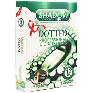 کاندوم خاردار 12 عددی شادو Shadow Dotted Condom 