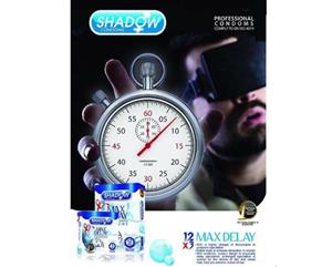 کاندوم فوق تاخیری Max Delay شادو 12 عددی shadow max delay condoms 12pcs 