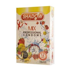 کاندوم میکس شادو Shadow MIX بسته 12 عددی Mix Professional Condom 12pcs 