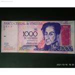 اسکناس تک  1000  بولیوار ونزوئلا  1998