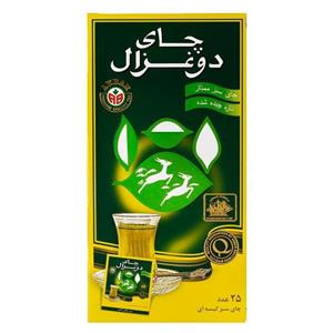 چای کیسه ای سبز 25عددی دوغزال 