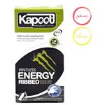 کاندوم 12 عددی انرژی زا حلقوی Kapooti Energy Ribbed