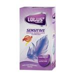 کاندوم خیلی نازک لوتوس Sensitive Lotus بسته 12 عددی