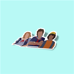 استیکر Robin, Steve and Dustin Sticker