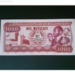 اسکناس  تک  1000  متیکا  موزامبیک  1989