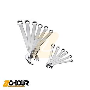 مجموعه 12 عددی آچار یکسر تخت یکسر رینگی آتا مدل BX1200