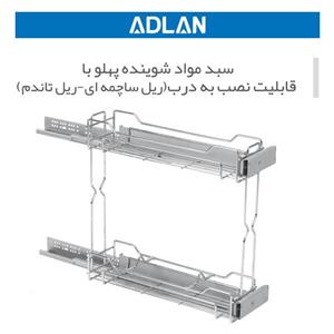 سبد مواد شوینده پهلو جهت یونیت 20آدلان کد A356  چپ