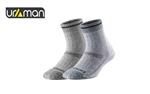 جوراب دو جفتی هایکینگ مردانه کایلاس مدل Aoxueiv Mid Cut Hiking Socks (2Pairs) KH2201102