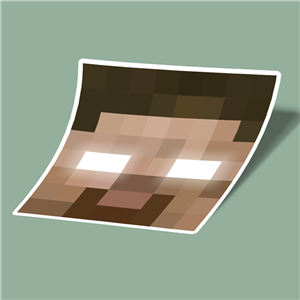 استیکر Herobrine (minecraft)