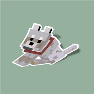 استیکر Dog (Minecraft)