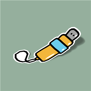 استیکر Memory Flash (minimal)