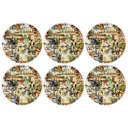 زیر بشقابی کد U2-42001 ست 6 عددی