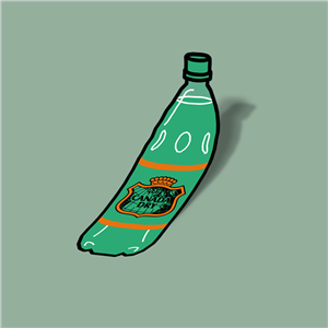 استیکر CanadaDry Green (drink)