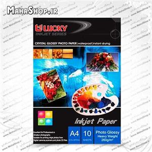 کاغذ فتوگلاسه لاکی سایز A4 وزن 260 گرم 20 برگ