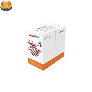 رول کابل شبکه Cat 6 سایز 23AWG هایک ویژن مدل DS-1LN6-UU طول 305 متر