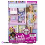 عروسک باربی بستنی فروش مدل Barbie Ice Cream Shop Playset