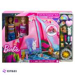عروسک باربی در کمپ مدل Barbie Malibu And Brooklyn Camp Playset