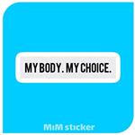 استیکر My body choice 