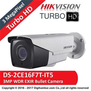 دوربین مداربسته آنالوگ بولت هایک ویژن TurboHD مدل DS-2CE16F7T-IT5 Hikvision DS-2CE16D7T-IT5 Network Camera