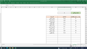 فایل اکسل قرعه کشی
