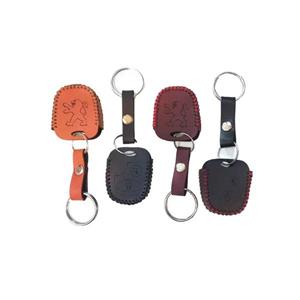 جاکلیدی چرمی 2 دکمه پژو 405 (کاور سوییچ چرمی)