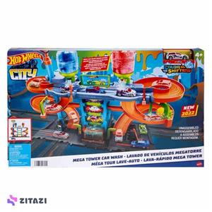 مجموعه کارواش هات ویلز مدل Hot Wheels® Mega Car Wash Tower