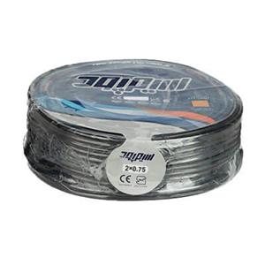 کابل افشان سیم پود دو رشته با سطح مقطع 0/75mm (کلاف)