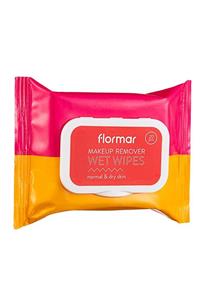 دستمال مرطوب پاک کننده ارایش برای پوست های معمولی و خشک فلورمار Flormar 