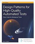 جلد معمولی سیاه و سفید_کتاب Design Patterns for High-Quality Automated Tests: Clean Code for Bulletproof Tests