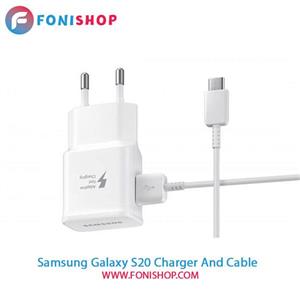 کابل و شارژر فست شارژ اصلی سامسونگ Samsung Galaxy S20