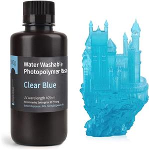 رزین رنگ آبی شفاف 500 گرمی ELEGOO 3D Printer Resin – 