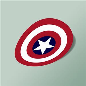 استیکر Captain America Shield 